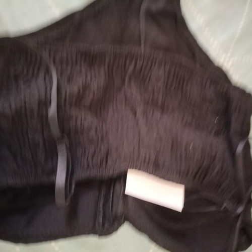 Black bustier and pants set like new