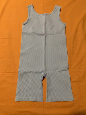 Primark one-piece romper size S 6/8 years new, light blue