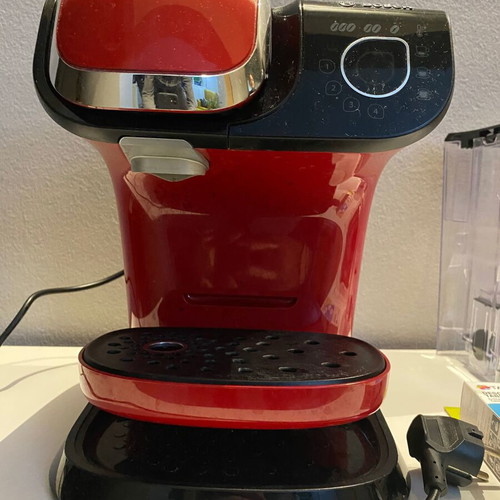 Bosch Tassimo MyWay 2 coffee machine used, red TAS6503