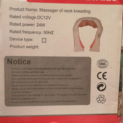 Neck and back massager like new