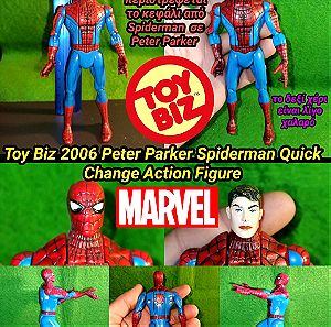 Spiderman Quick Change 2006 Toybiz Action Figure Marvel Universe Peter Parker Φιγούρα Δράσης Μάρβελ