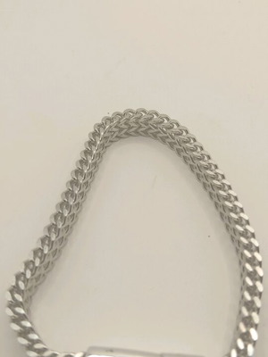 Men's bracelet stainless steel with magnetic clasp 23cm