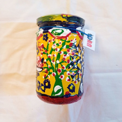 Handmade Colorful Summer Glass Vase Ioanart new