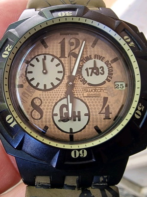 Swatch  Chrono FLIGHTOR (Mens Swatch Flightor Chronograph Watch)