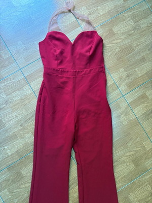 Mind Matter one-piece jumpsuit like new, red, size L