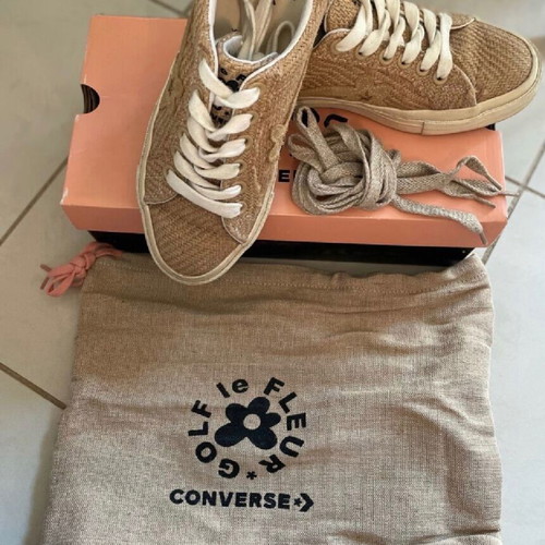 Tyler the Creator Converse sneakers like new, beige, size 37