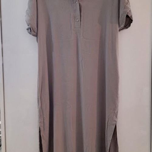 Milla Viscose Dress Size M-L Like New, Gray-Beige
