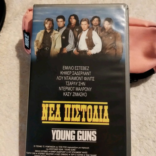 Young Guns VHS used, action with subtitles