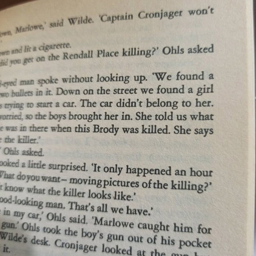 The Big Sleep by Raymond Chandler used, English educational edition