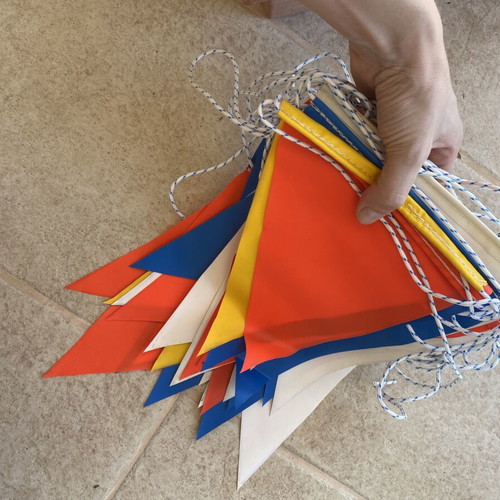 Bunting Flags like new, colorful party decoration