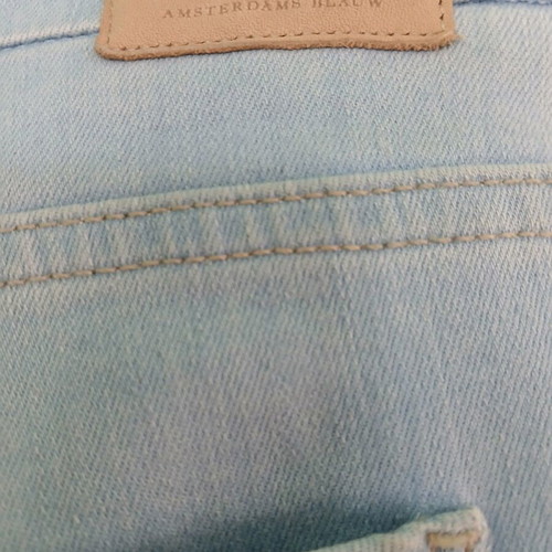Maison Scotch jeans size 29 like new, white and blue