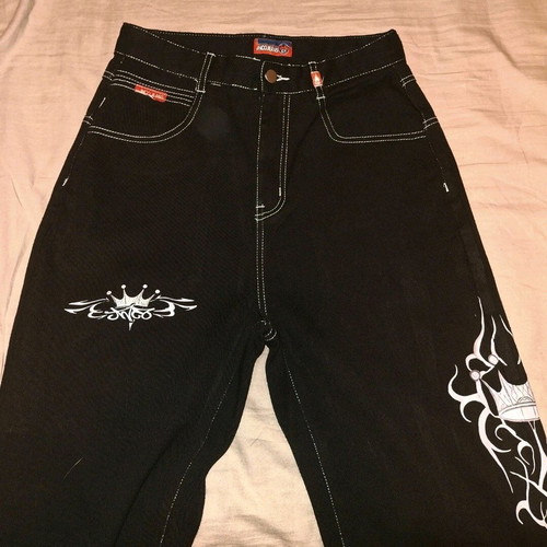 Jnco jeans like new, size S, black and white