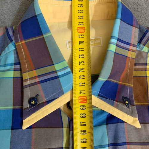 I Sarti di Milano multicolor cotton shirt XXL