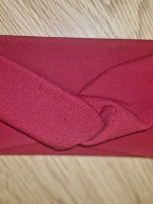 ZARA turban-style hairband like new, dark red