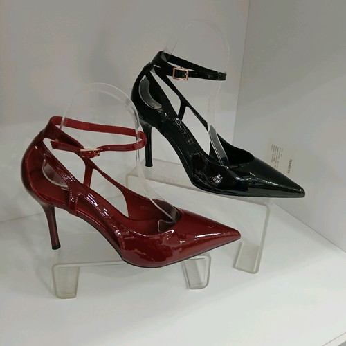 Women's shoes new in black and burgundy, sizes 36-41