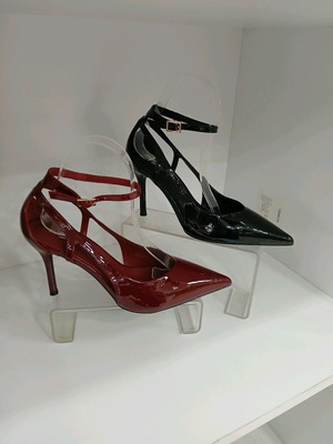 Women's shoes new in black and burgundy, sizes 36-41