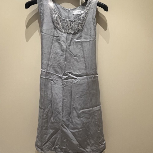 Active dress size 16 used, grey with silver sequins and lace