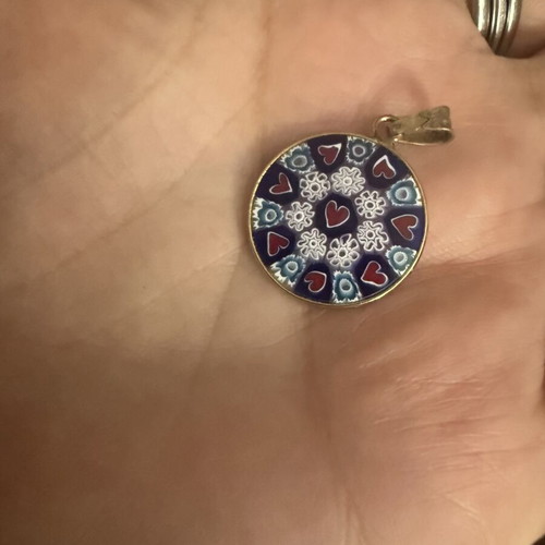 Murano pendant like new, genuine for necklace