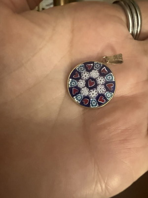 Murano pendant like new, genuine for necklace