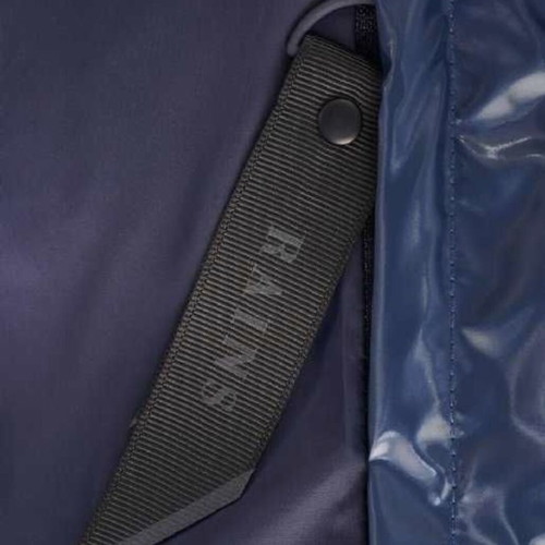 Rains Boxy Puffer Jacket new, women's size S-M, shiny blue