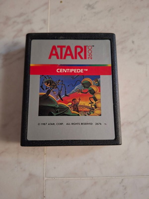 Centipede Atari 2600 game cartridge used