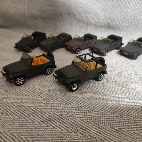 Matchbox toy cars used, set of 7