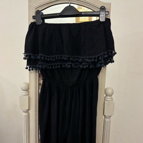 Jumpsuit strapless Regalinas σαν καινούργιο, μαύρο, μήκος 65cm