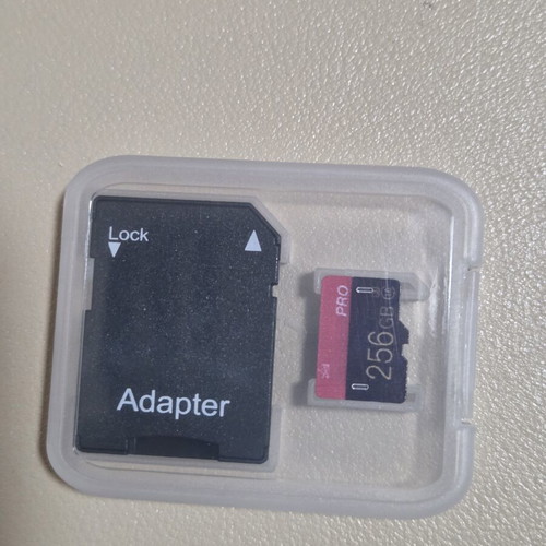 Micro SD memory card 256GB with SD adapter