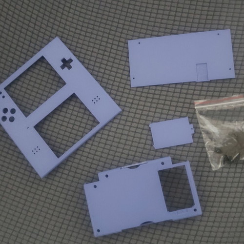 Nintendo DS Lite device cover with unique unhinged feature new
