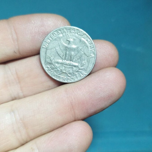 Νόμισμα Quarter Dollar μεταχειρισμένο, 1968, George Washington
