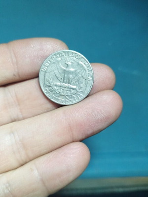 Νόμισμα Quarter Dollar μεταχειρισμένο, 1968, George Washington