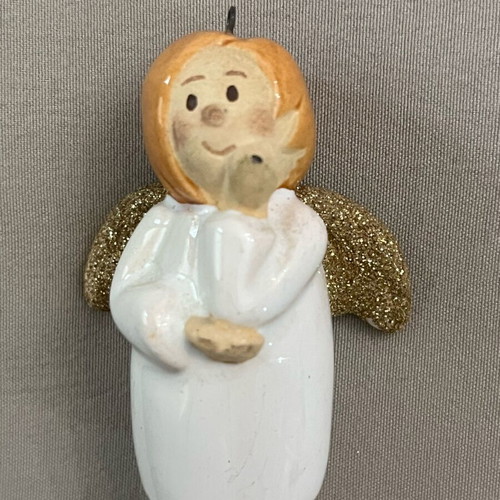 Angel used handmade decorative with glossy finish
