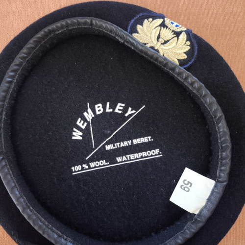 Officer Beret Blue ES Size 59 New