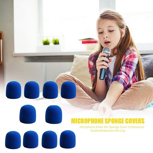 Microphone Windshield Sponge Blue new