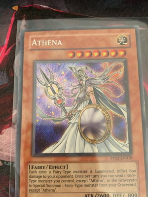 Athena Yu-Gi-Oh card new, authentic