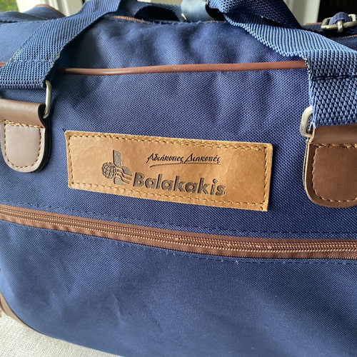 Large promotional travel backpack like new, ideal carry-on size