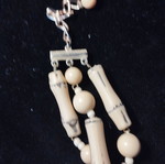 Beige necklace used