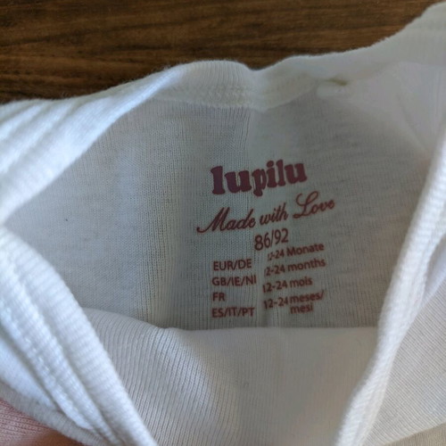 Long-sleeve bodysuits used, set of 2, 12-24 months, size 86-92 cm