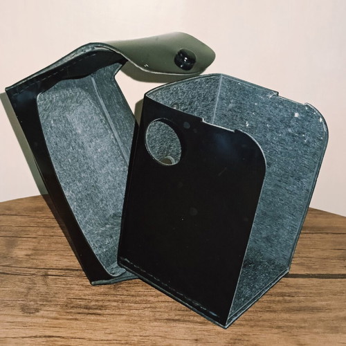 Lubitel 2 vintage camera with leather case and strap