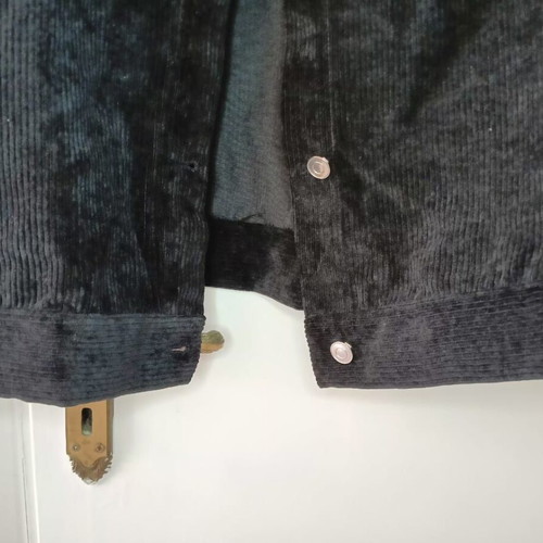 Corduroy jacket Shein Frenchy Plus new, black, Borg collar