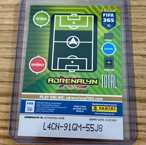 Κάρτα Kylian MBappe Paris Saint Germain Panini Adrenalyn FIFA 365