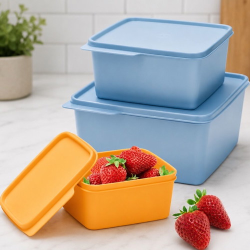 Tupperware storage container set new for fruits and vegetables