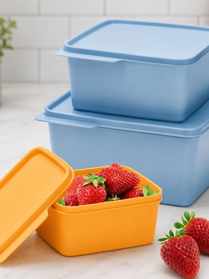 Tupperware storage container set new for fruits and vegetables