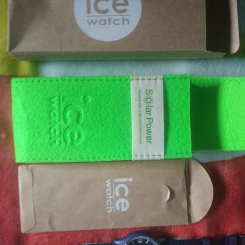 Ice Swatch unisex solar watch new, blue