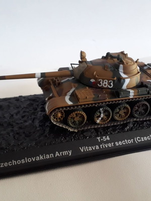 Συλλεκτικό άρμα μάχης T-54 1/43 καινούργιο, Czechoslovakian Army Vitava River Sector 1978