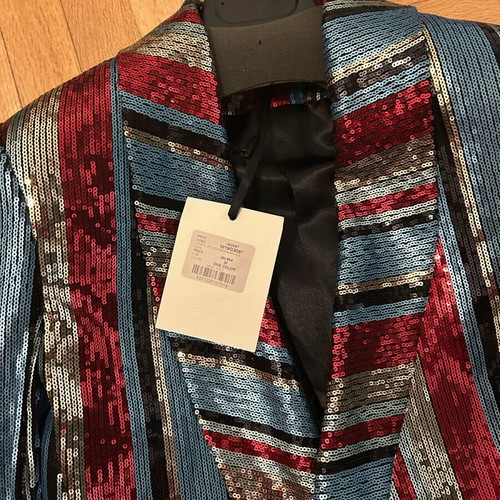 Sequin jacket new, size medium, multicolor, J'aime Les Garcons