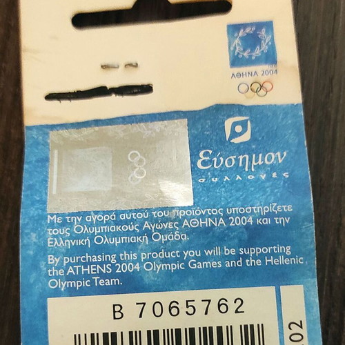 Athens 2004 Olympic pins set of 3 new, official licensed product