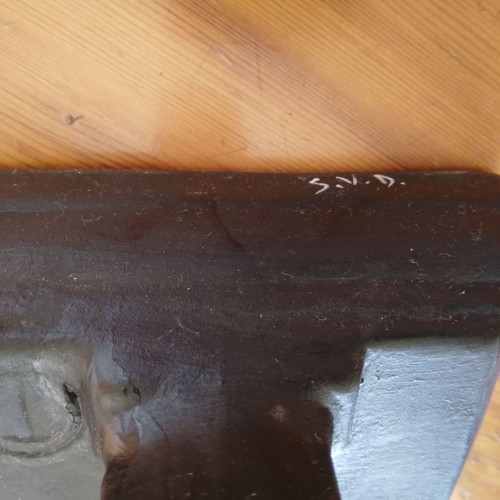 Vintage Mexican Handmade Ceramic Decorative Iron used