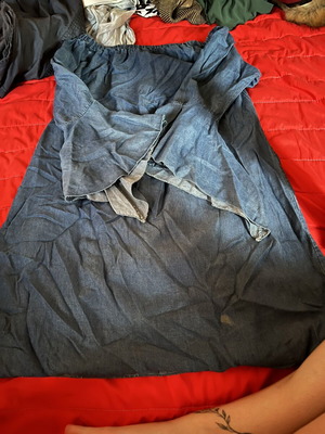 Dress like new, size L, blue