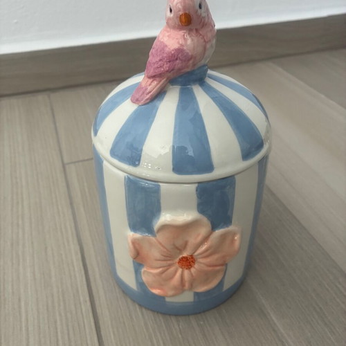 Ceramic storage vase new, unused